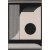 Tapis tiss plat Venus Modern Noir/Blanc - 200 x 290 cm