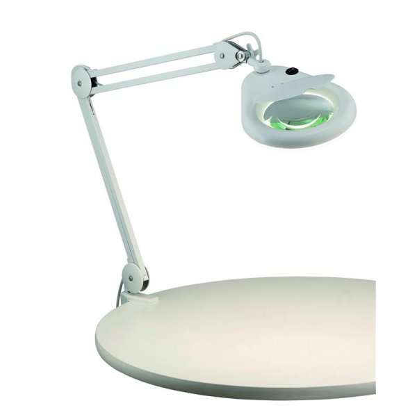 Halltorp Bordslampa med frstoringsglas - Vit