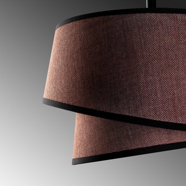 Stage taklampa 32 cm - Mrkbrun