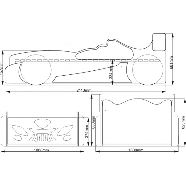 Vaper autobed - 90 x 200 cm Vaper autobed - 90 x 200 cm