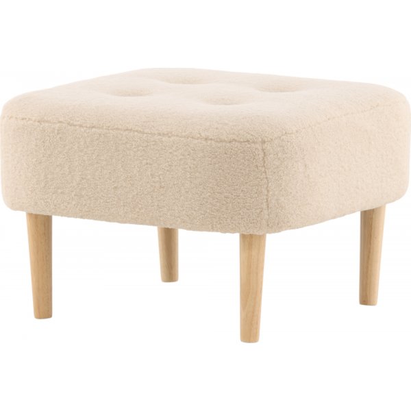 Salina sittpuff - Vit fleece Salina sittpuff - Vit fleece