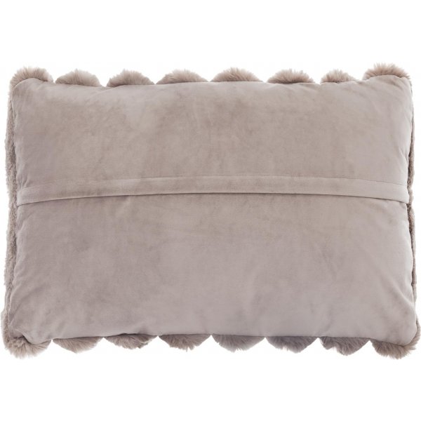 Coussin décoratif Liny Taupe - 40 x 60 cm Coussin décoratif Liny Taupe - 40 x 60 cm