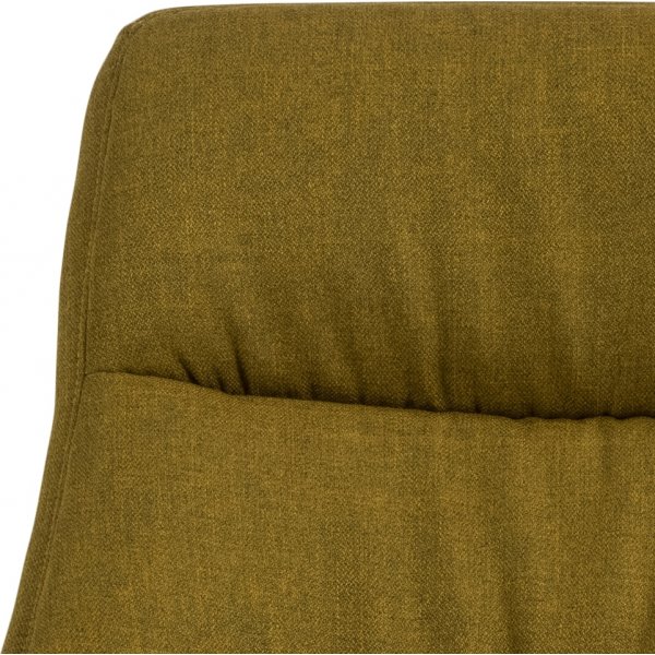 Fauteuil Heather avec repose-pieds - Orange