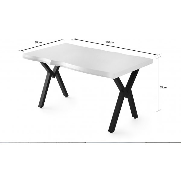 Table  manger Efor 140 cm - Blanc