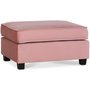 Adore lounge fotpall - Dusty pink (Sammet)