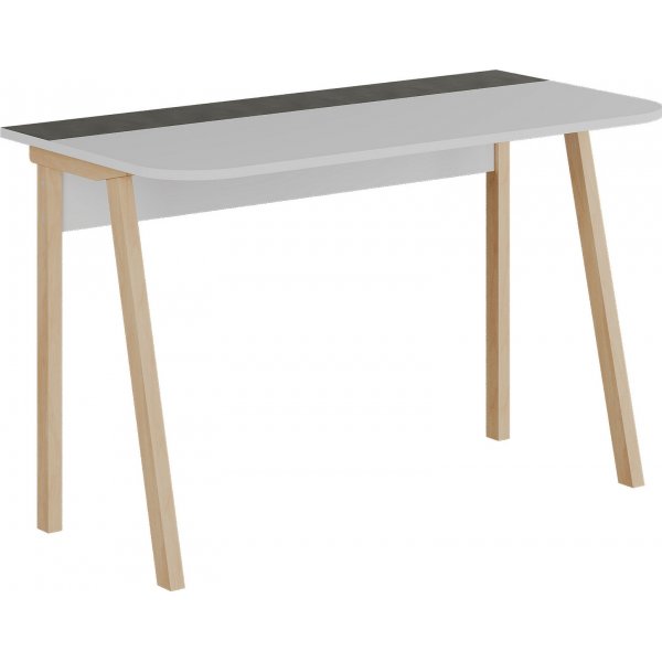 Luton skrivbord 120x60 cm - Vit/gr