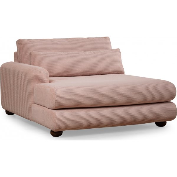 Canapé divan River gauche - Rose Canapé divan River gauche - Rose