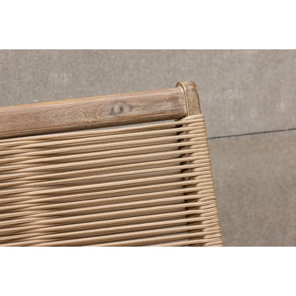 Fauteuil lounge Peter - Marron