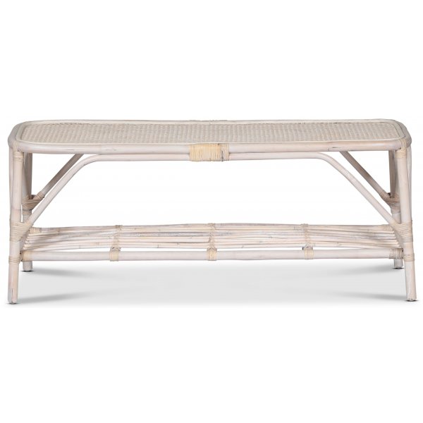 Glory Webbing soffbord i rotting 110 x 50 cm - Whitewash