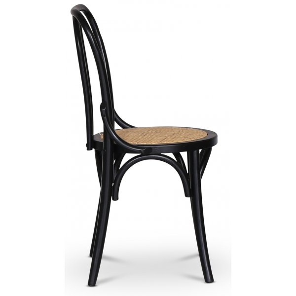 Sintorp matgrupp, runt matbord Ø115 cm inkl 4 st Samset svarta böjträ stolar - Betong (Laminat) + Rengöring för möbler Sintorp matgrupp, runt matbord Ø115 cm inkl 4 st Samset svarta böjträ stolar - Betong (Laminat) + Rengöring för möbler