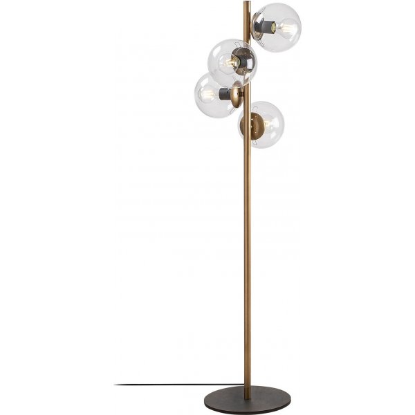 Fas golvlampa klar - Guld Fas golvlampa klar - Guld