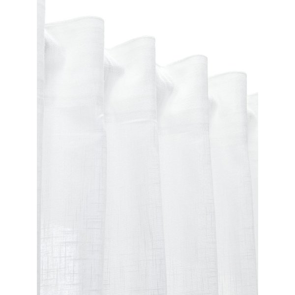 Rideau Otila lot de 2 2 x 125 x 250 cm - Blanc