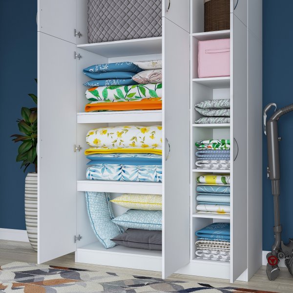 Armoire Baden 4 - Blanc Armoire Baden 4 - Blanc