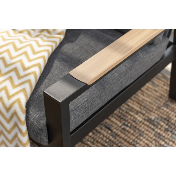 Salon Panama groupe 1 - Noir Salon Panama groupe 1 - Noir