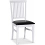 Matstol med svart pu sits - Fr