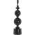 Pied de lampe Grace - Noir - 41 cm