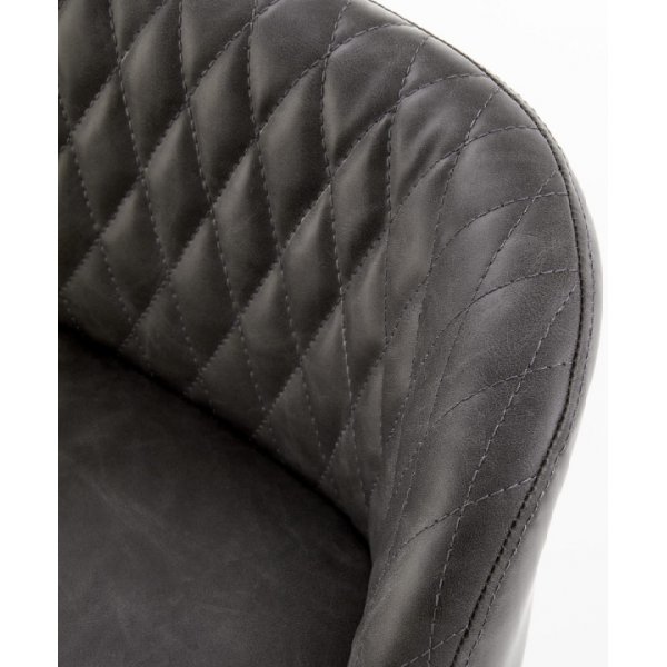 Orville barstol - Mörkgrå vintage (PU) Orville barstol - Mörkgrå vintage (PU)