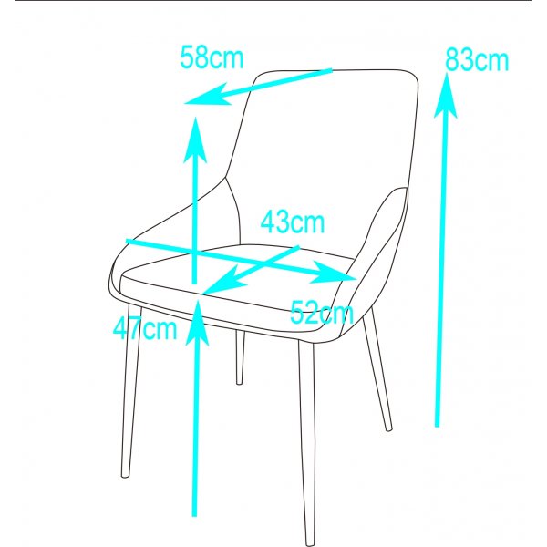 Stol i grått tyg - Carisma + Textilrengöring för möbler Stol i grått tyg - Carisma + Textilrengöring för möbler