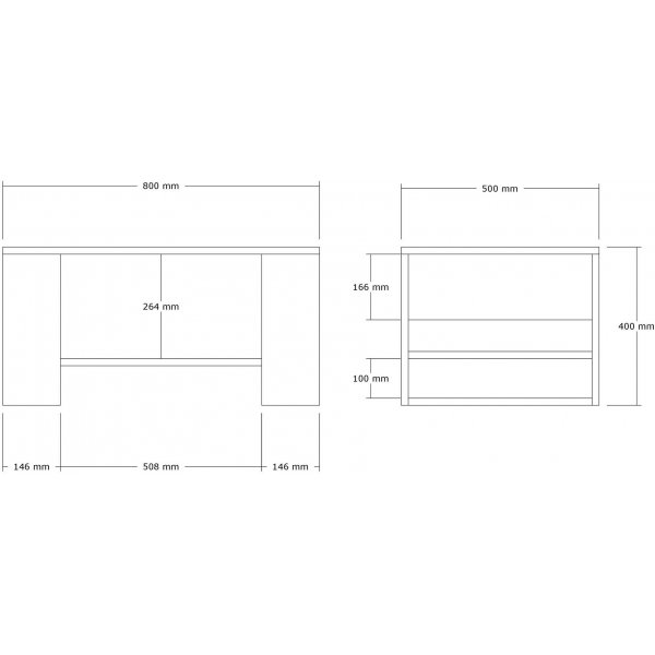 Table basse Iris - Travertin Table basse Iris - Travertin