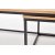 Table basse Palin 55x60 | 120x55 cm - Chne/noir