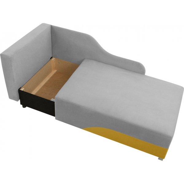 Canapé-lit Elo droit - Gris Canapé-lit Elo droit - Gris