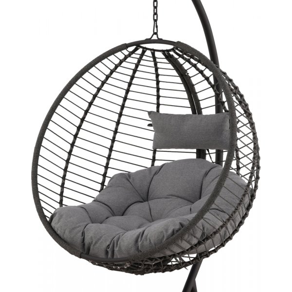 Bacolod hngstol - Svart/Mrkgr