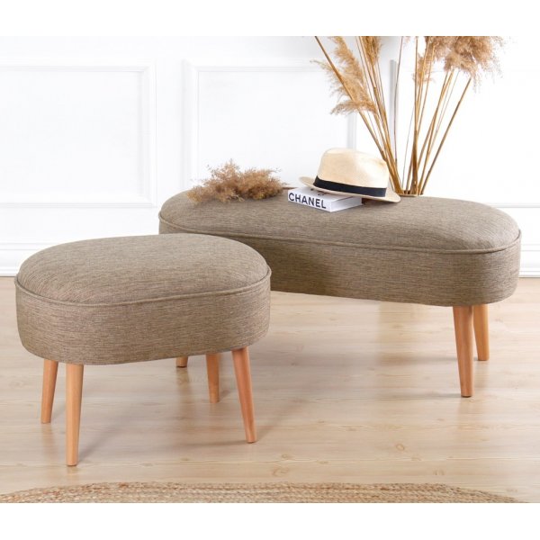 Pouf Timoon - Marron Pouf Timoon - Marron