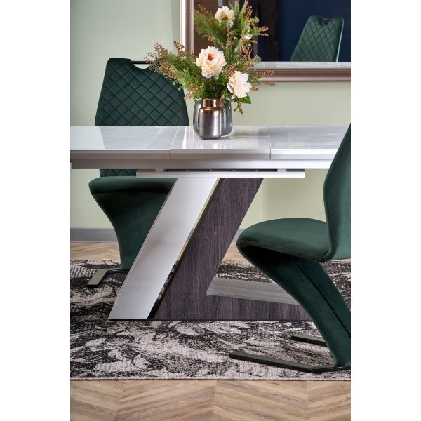 Table  manger extensible Creed 90x160-200 cm - Blanc