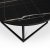 Table basse ronde Sintorp 90 cm - Marbre noir (Stratifi exclusif)