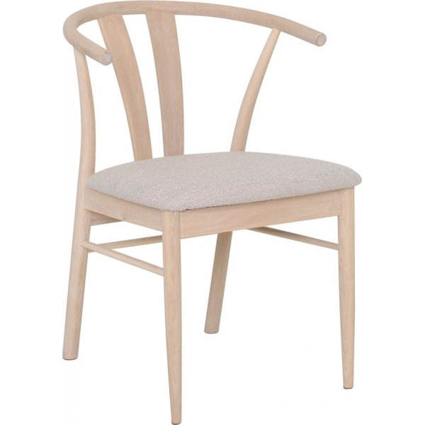 Jive matstol - Beige/vit