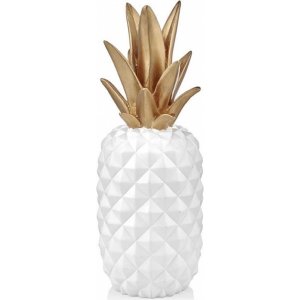 Dcoration Ananas - Blanc/or