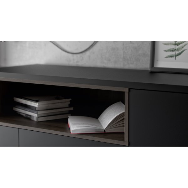 Buffet Roomer - Noir/noyer Buffet Roomer - Noir/noyer