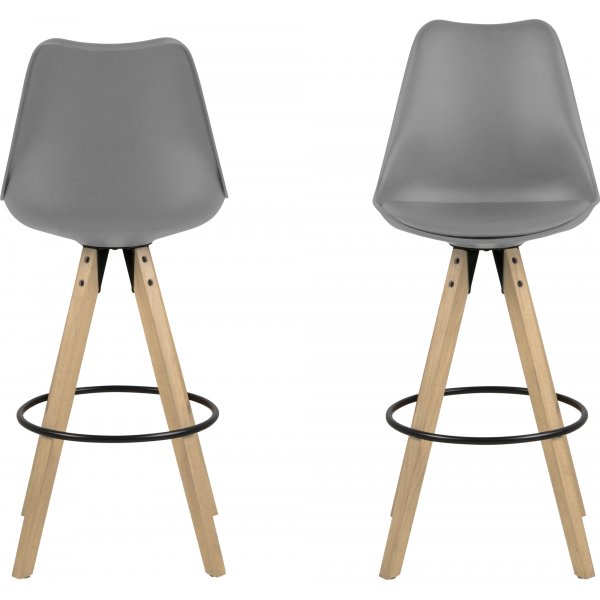 Dima barstol - Gr PU/gummitr