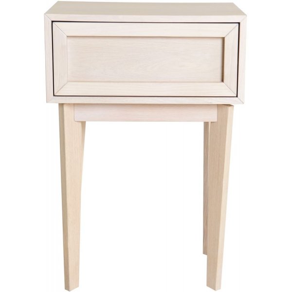 Isak nachtkastje - Wit gepigmenteerd eikenfineer Isak nachtkastje - Wit gepigmenteerd eikenfineer