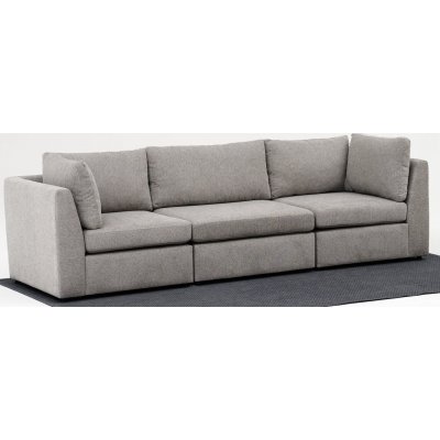 Mottona 3-sits soffa - Ljusgr