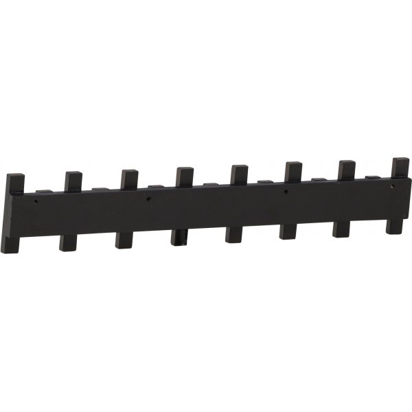 Nimes kroklist 75 x 13 cm - Mocca/svart