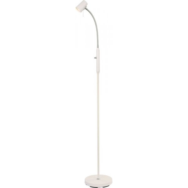 Pilot golvlampa - Vit/krom