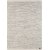 Tapis tuft en laine tiss main Blanc/Noir - 160 x 160 cm