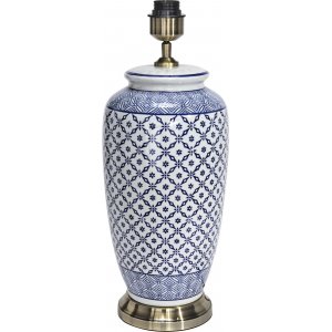 Pied de lampe Li Jing - Bleu - 49 cm