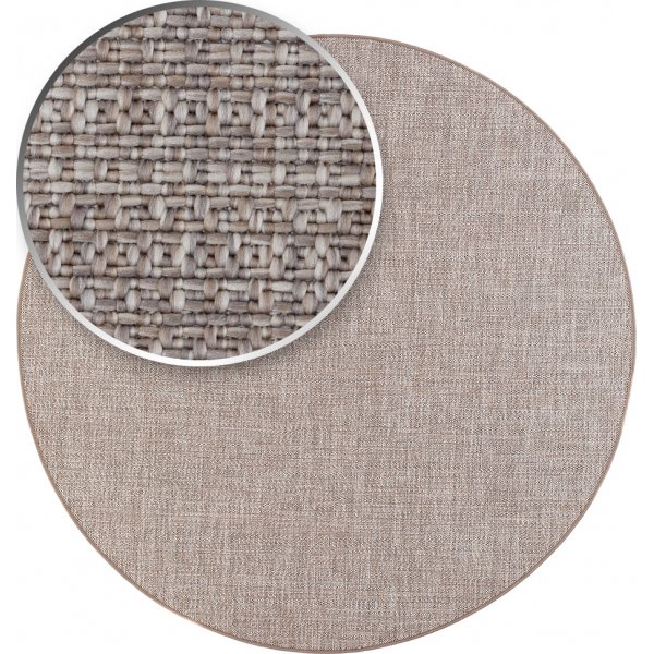 Capri platgeweven vloerkleed Linnen