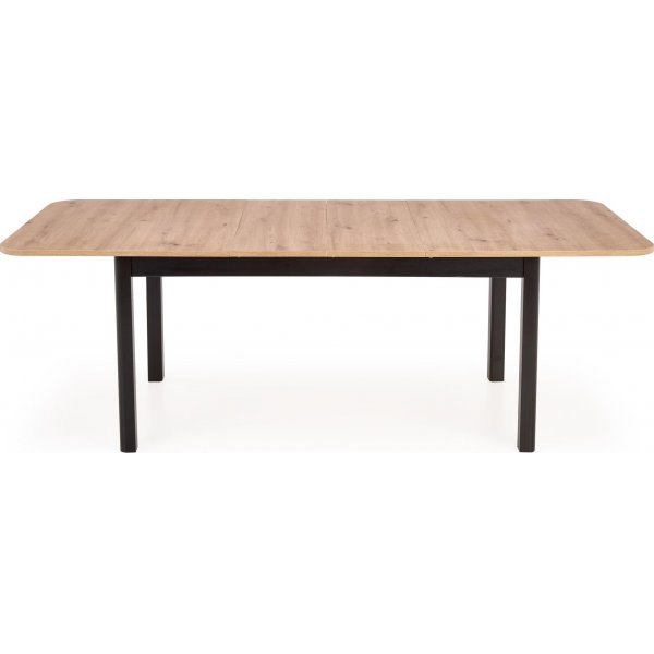 Table à manger extensible Bloom 90x160-240 cm - Chêne / Noir Table à manger extensible Bloom 90x160-240 cm - Chêne / Noir