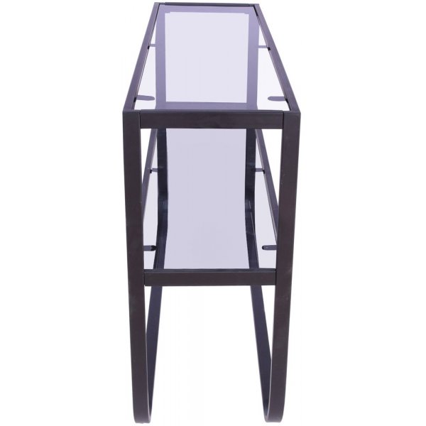 Korsbacken consoletafel - Zwart/glas