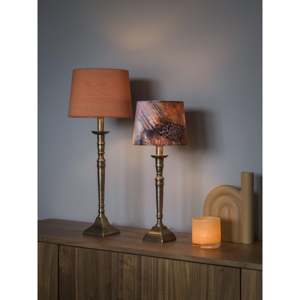 Pied de lampe de salon - Laiton antique Pied de lampe de salon - Laiton antique