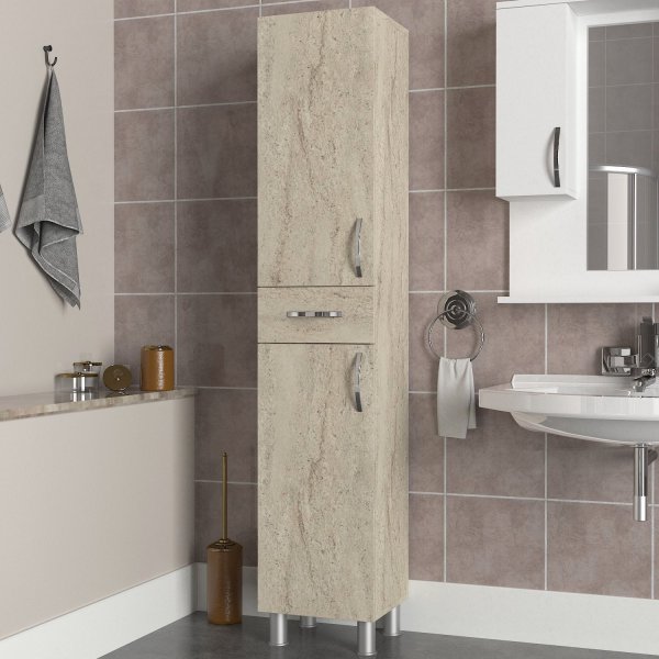 Selin badrumsskåp - Travertin Selin badrumsskåp - Travertin