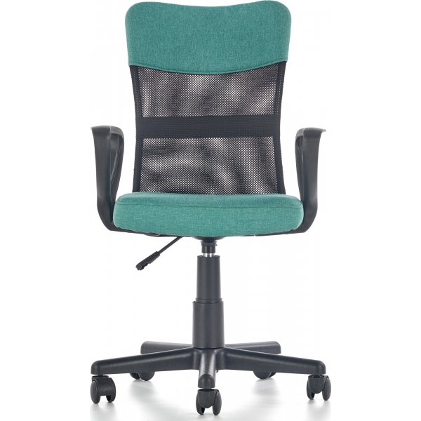 Chaise de bureau Matthias - Turquoise/noir Chaise de bureau Matthias - Turquoise/noir