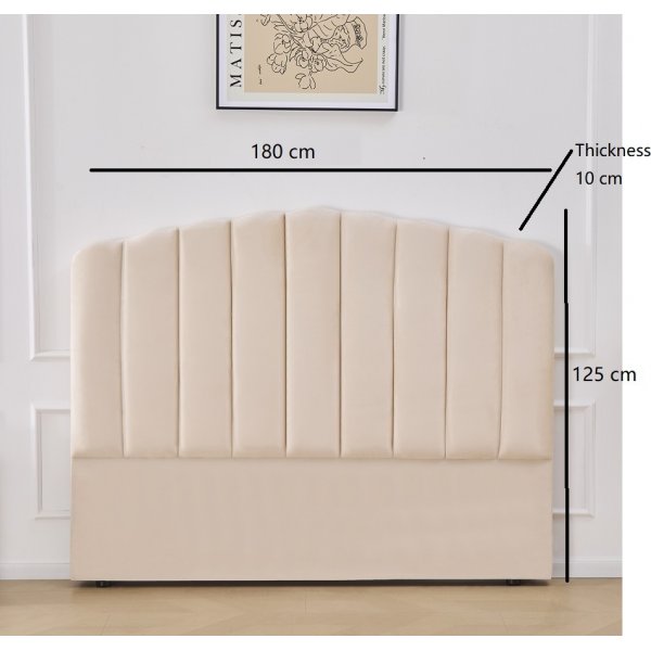 Snggavel vlvd beige 180 x 125 cm - Laholm