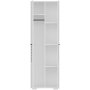 Asimo garderob 60 x 44,6 x 183 cm - Vit