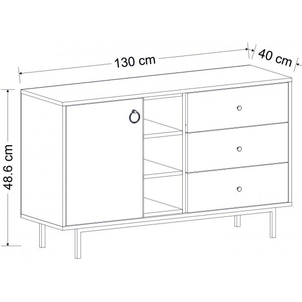 Buffet Naturel - Anthracite Buffet Naturel - Anthracite