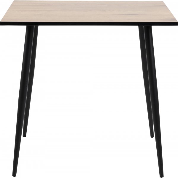 Table  manger Wilma 80 cm - Chne/noir
