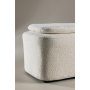 Laurel sittpuff - Vit boucle